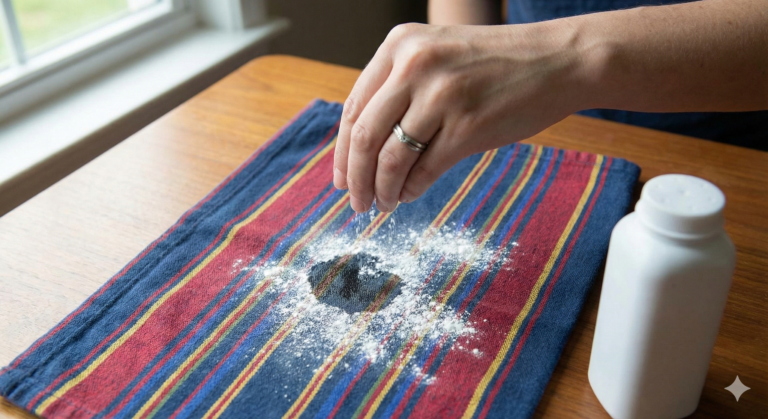 ازالة بقع الزيت من الملابس – 4 حيل منزلية تخلصك من البقع العنيدة فوراً