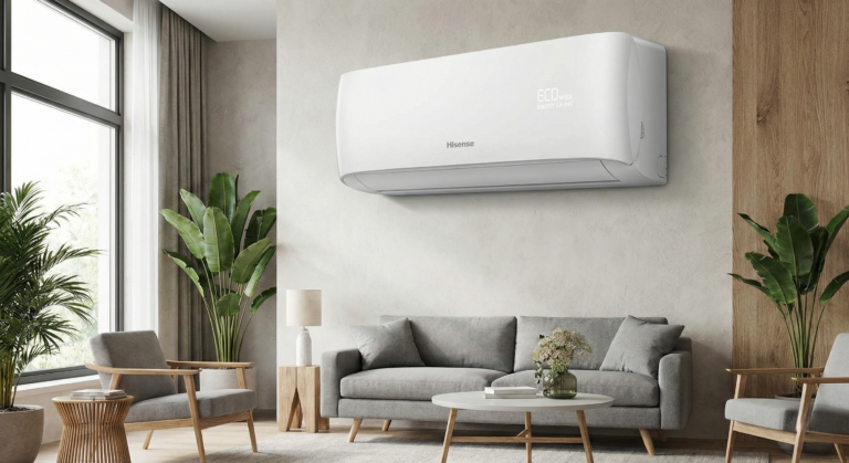 مراجعة شاملة لمواصفات مكيف هايسنس (Hisense) وتقييم كفاءة التبريد في الأجواء الحارة السعودية.