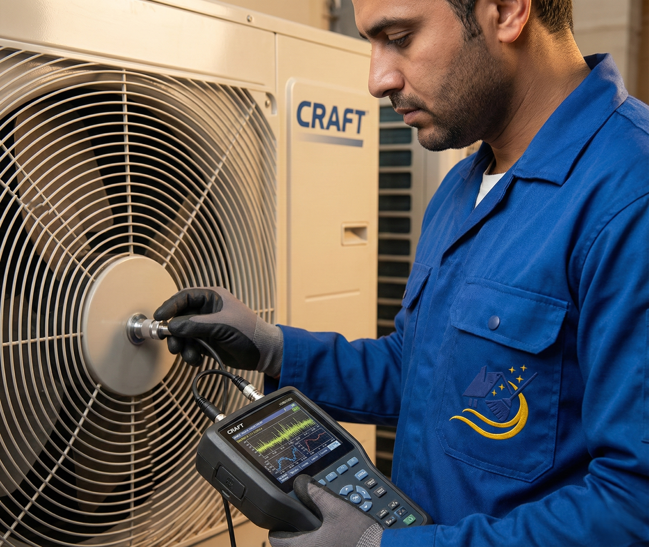 صيانة مكيفات كرافت وحل مشكلة الصوت العالي والضجيج